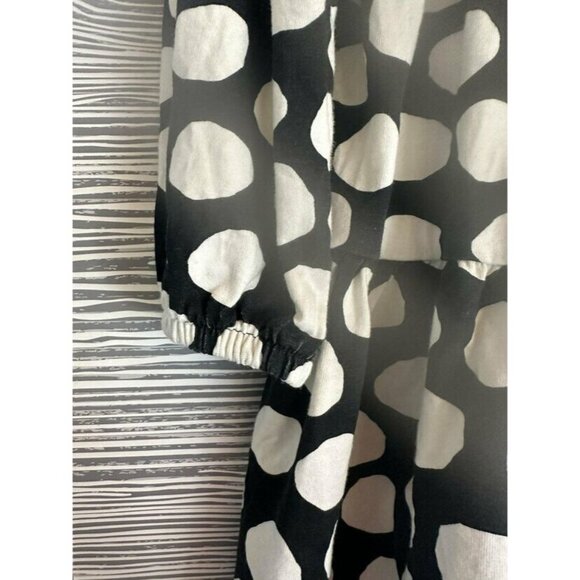 Hanna Black & White Dot Dress VGUC - Picture 4 of 5